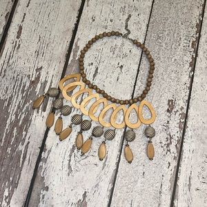 Anthropologie Necklace wood
